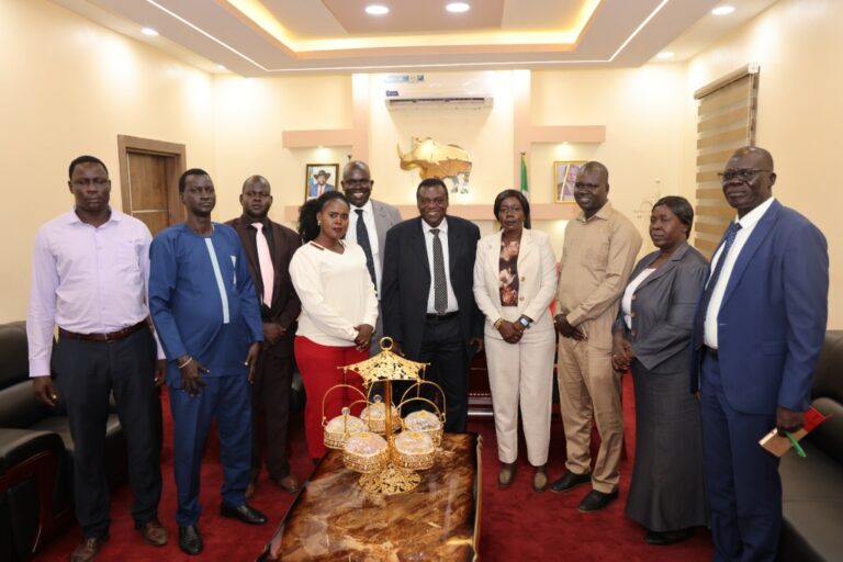 Governor Mujung Receives University of Juba Delegation