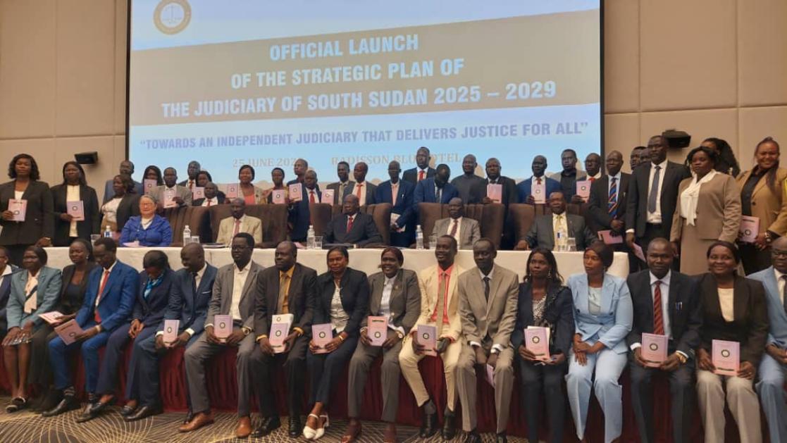 Lothar at the Judiciary Reforms Launch Legal Reform Central to South Sudan’s Democratic Future