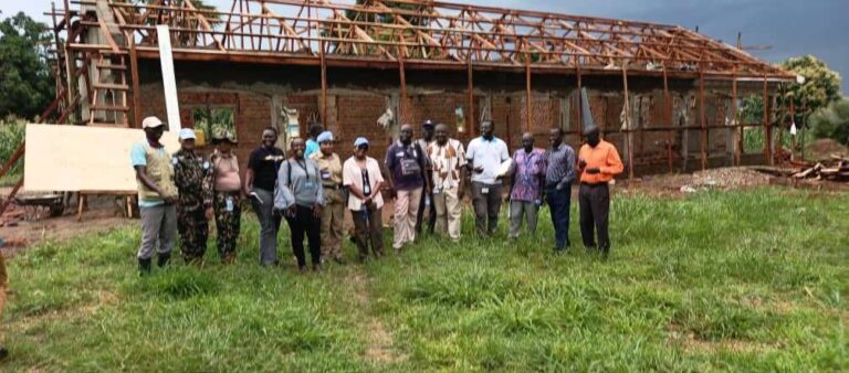 The newly constructed block at Yei Day Secondary school (photo by James Innocent)