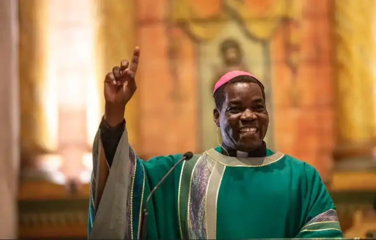 Bishop Eduardo Hiiboro Kussala of the Catholic Diocese of Tombura-Yambio