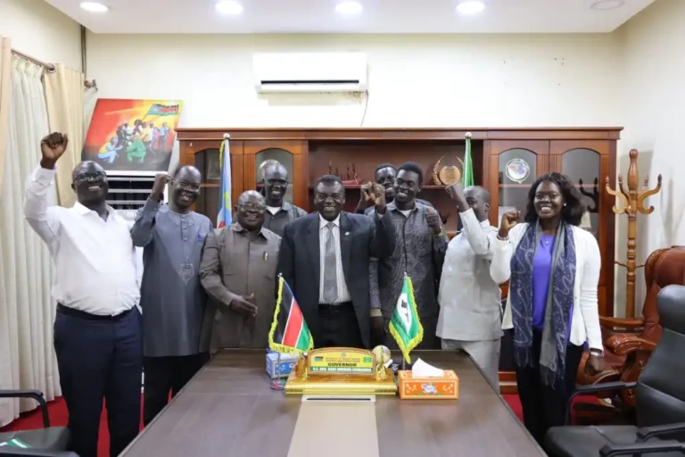 Central Equatoria Governor Meets Independent State Commissions