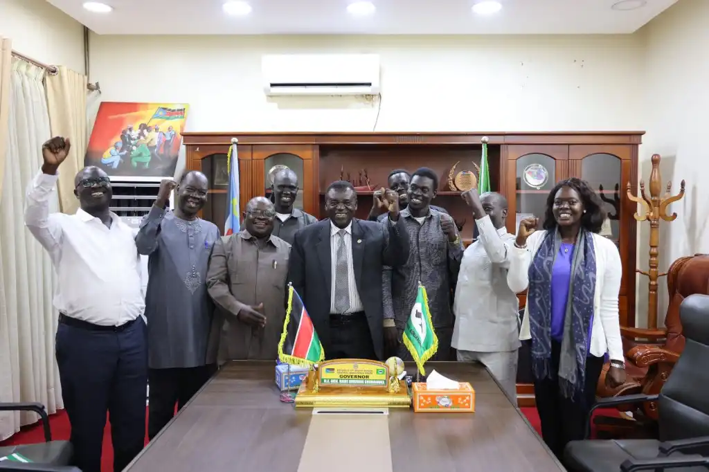 Central Equatoria Governor Meets Independent State Commissions