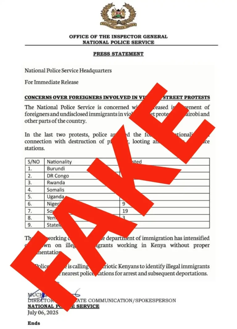 Embassy Denies Claims of South Sudanese Arrests in Kenya Protests