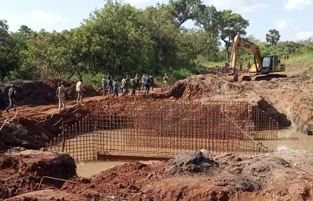 Excavator Torched at Kendila Bridge Site in Morobo, Undermining Development Efforts