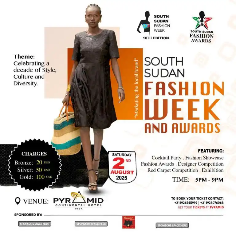 Juba to Host 10th South Sudan Fashion Week this August
