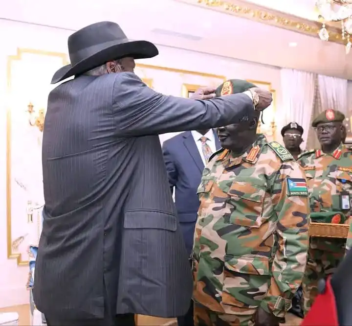 Kiir Directs New SSPDF Chief to Eliminate Ghosts from Army Payroll