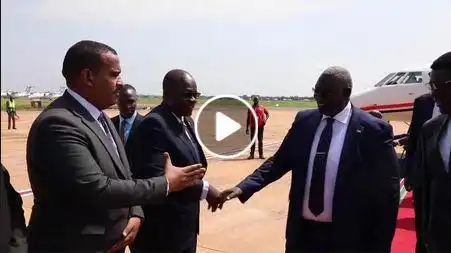 AU and Sudanese Officials Land in Juba for High Level Engagements