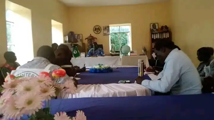 Kajo-Keji Commissioner Engages Red Cross on Displacement