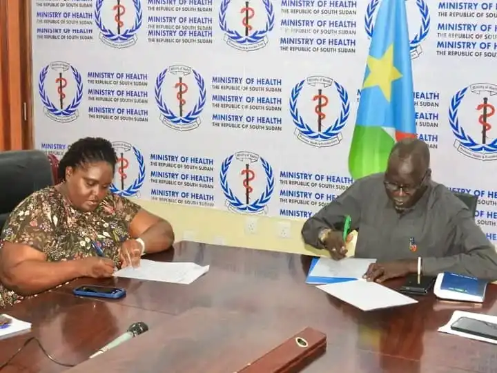 South Sudan Ministry of Health and UNOPS Sign Agreement to Boost Healthcare Services