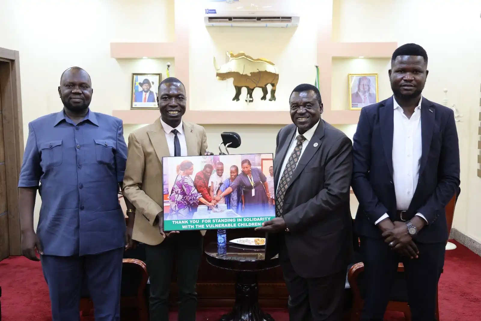 Mujung Recognised for Support to Yei Orphanage