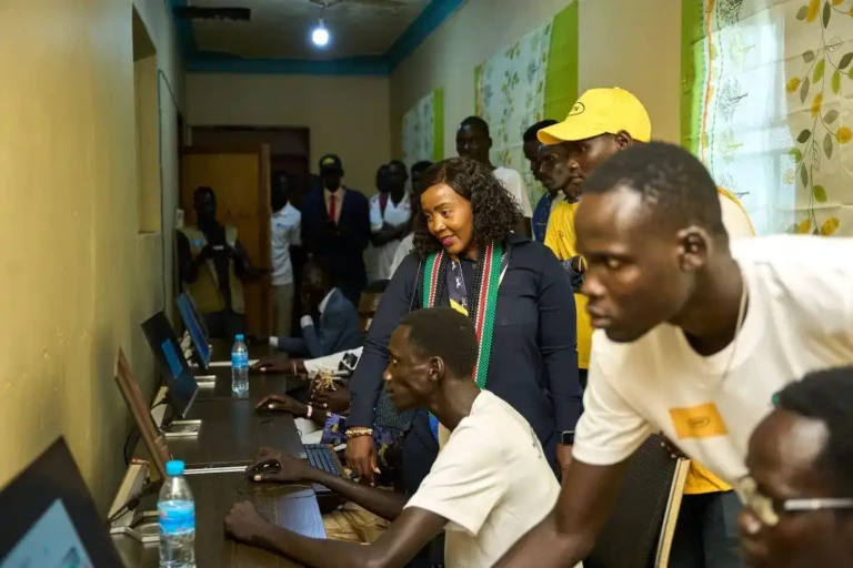 MTN and Government Open Computer Learning Centre in Bor