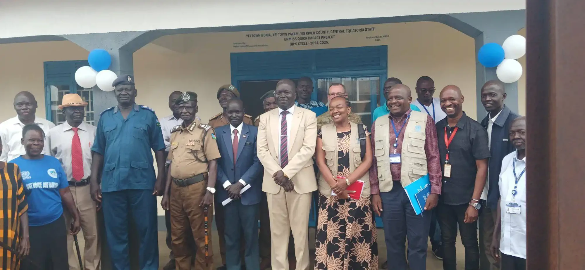 UNMISS Hands Over New Justice Office to Yei Authorities