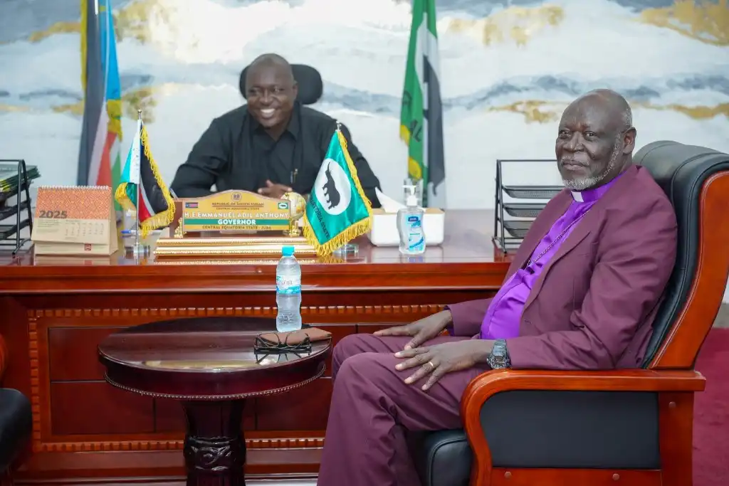 Adil Welcomes Support from Archbishop Taban for Peacebuilding