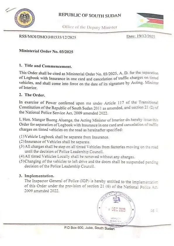 Disputed Traffic Rules Cancelled