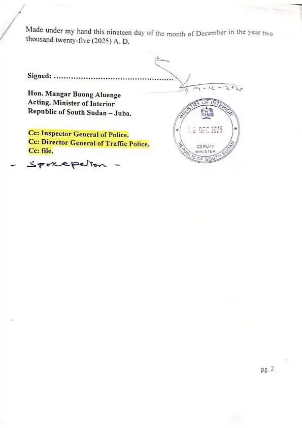 Interior Ministry Cancels Traffic Orders After Public Concern