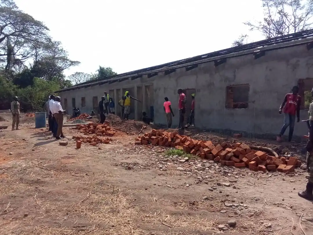 Kanyara Institute Construction Reaches Midway in Morobo