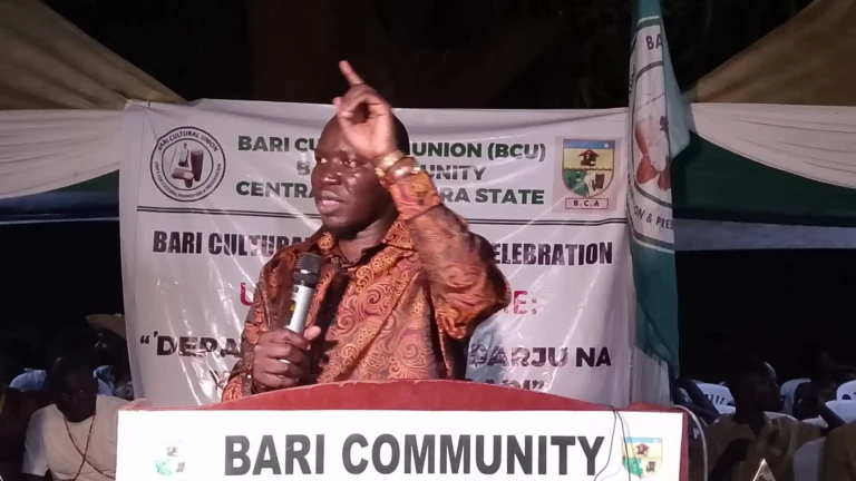 Deputy Governor Addresses Bari Cultural Union Event in Juba