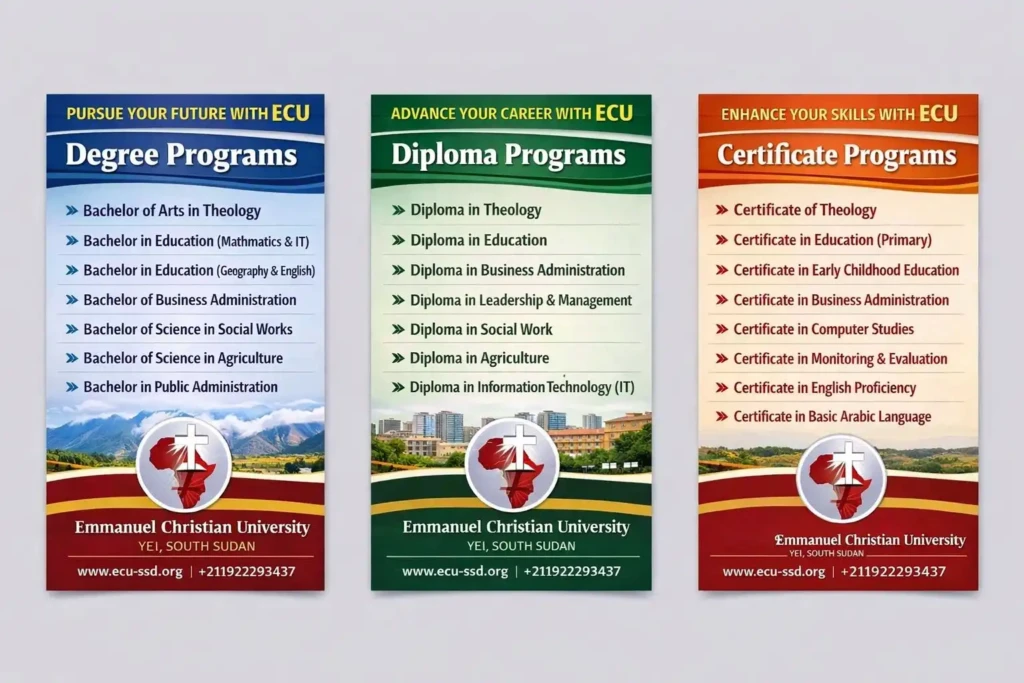 ECU Announces Degree and Diploma Intake