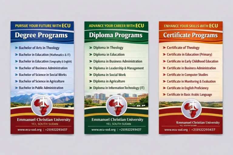 ECU Announces Degree and Diploma Intake