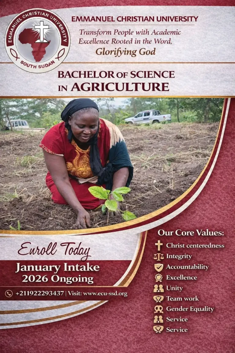 Emmanuel Christian University Announces Agriculture Programme Intake