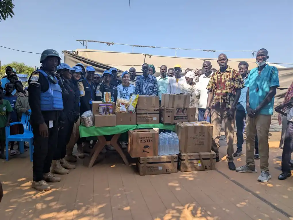 Ghana Police Deliver Medical Aid to Bieh Community Hospital in South Sudan
