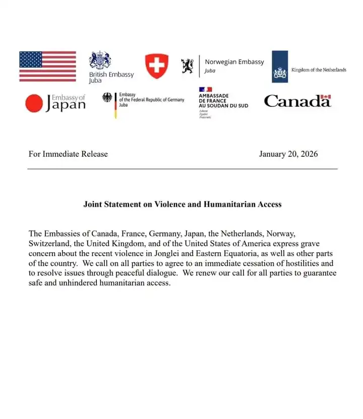 International Call for Peace in South Sudan