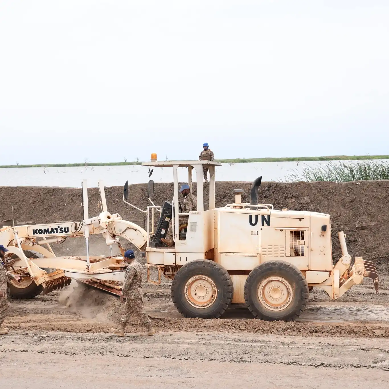 UNMISS Reviews 2025 Work on Roads, Flood Control and Community Access