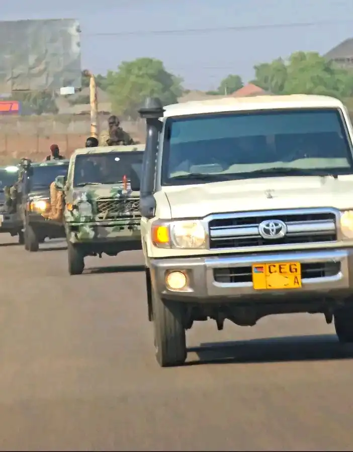 Security team heading to Yei to address cattle related challenges. PHOTO CREDITS-Press Unit, Office of the Governor