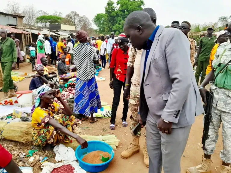 Yei County Chief Visits Mugwo Market