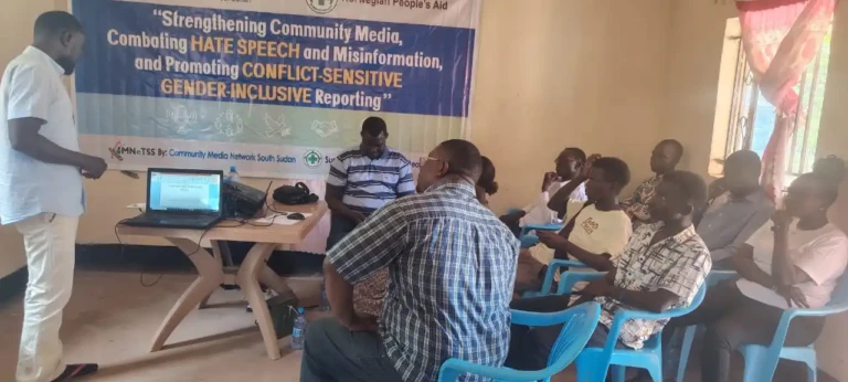 Access Radio Journalists and broadcasters under go in house mentorship program in Yei