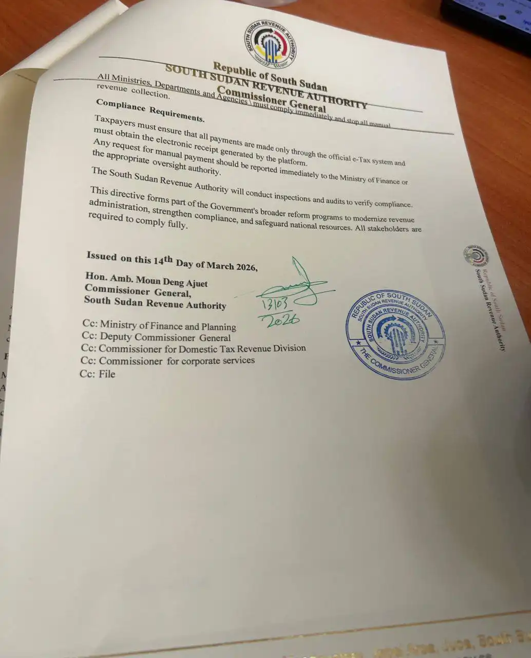 E Tax Platform Becomes Sole Channel for State Payments