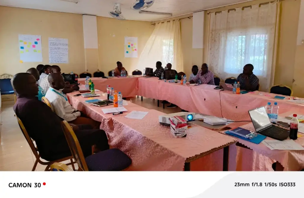 A section of participants attending the training at the ECSS Guest House. PHOTO CREDITS: Centre For Inclusive Governance, Peace and Justice (CIGPJ) Yei office