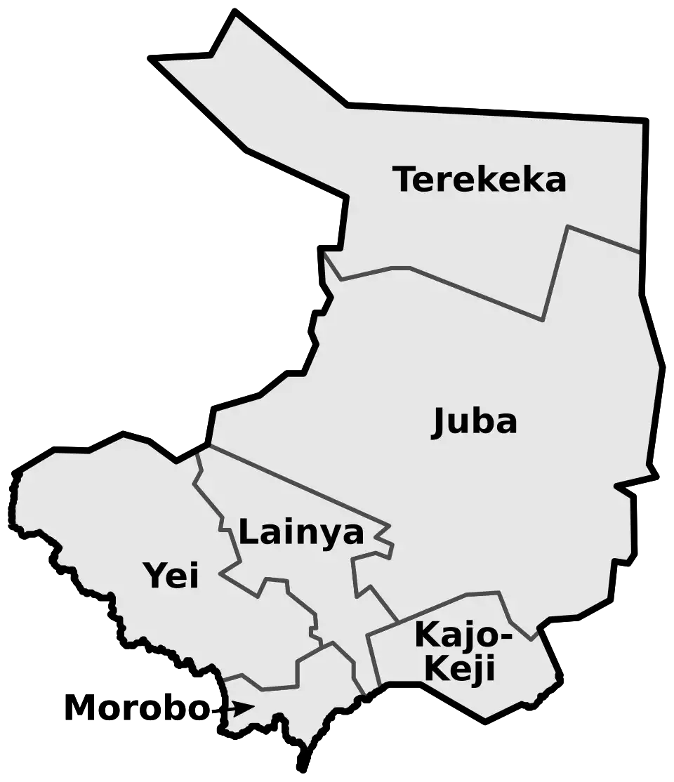 The Six Counties of Central Equatoria State