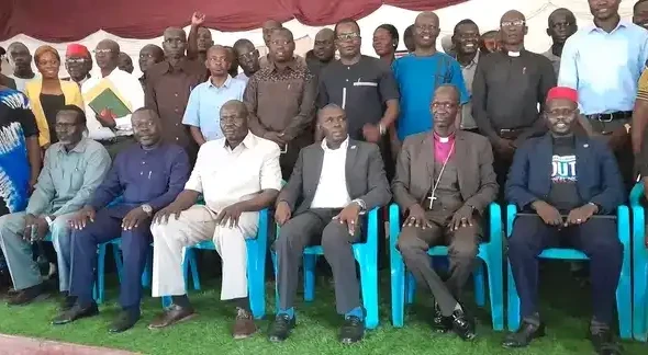 Community Stake holders during the conference. CREDIT: Yei County Press Unit