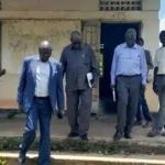 Government officials assessed Marakonye Primary school in Yei town Payam. Photo Credit: James Innocent / Access Radio