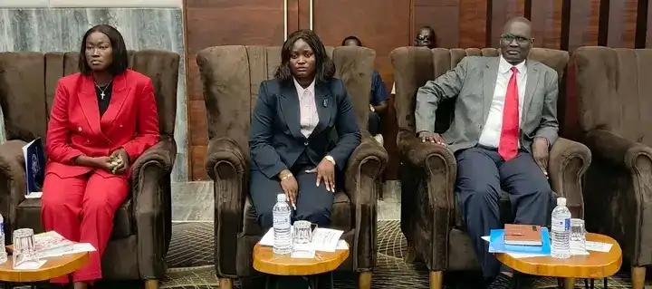 Health officials and partners. Photo credit: Isaac Boboya Lemi / Ministry of Health