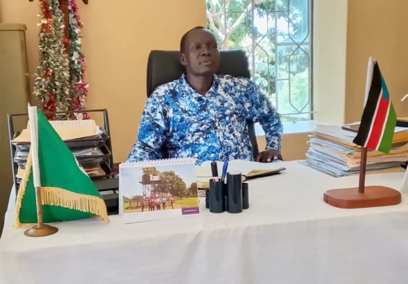 Kajo-Keji County Commissioner. Photo Credit: Kajo-Keji County Press Unit