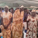 Local residents of Yei town Mourning Late Isaac Abe