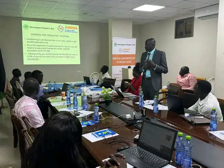 Media leaders participated in the meeting. CREDT: AMDISS