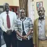 MSF and Health Officials pose for a group photo after the meeting. Photo Credit: Boboya Isaac / Press Unit, CES State Ministry of Health