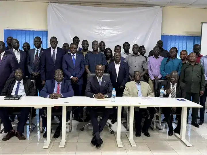 Officials pose for a group photo after the launch of the training session. Photo credit Communications Department Ministry of Finance and Planning