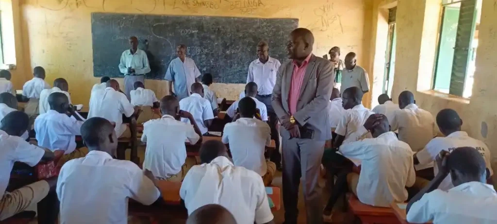P.8 pupils sitting for final exams in Yei-File Photo (Access Radio)