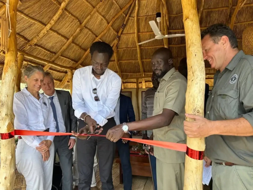Officialss during the officials l launch of the tourist camp|Photo| Greater Pibor Adminstrative Area press unit