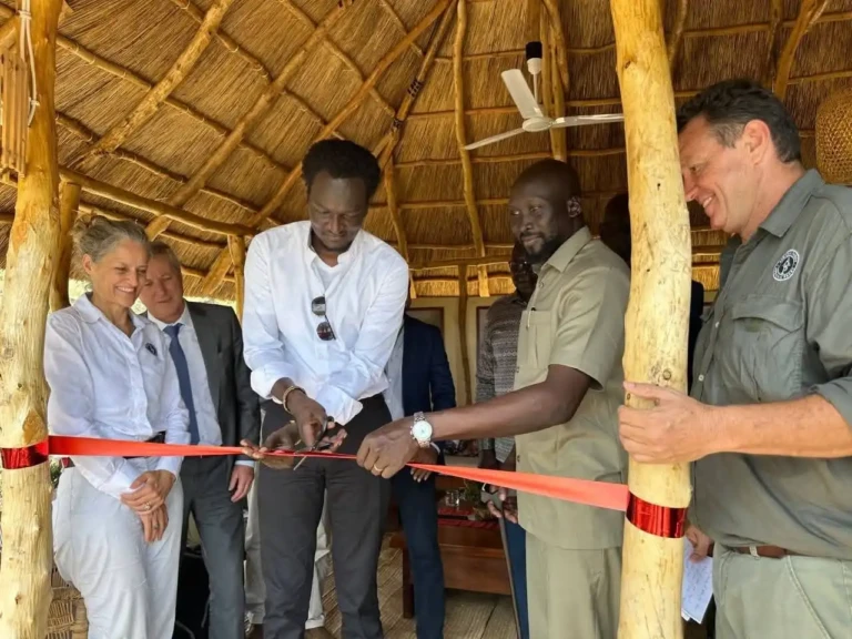 Officialss during the officials l launch of the tourist camp|Photo| Greater Pibor Adminstrative Area press unit