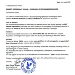 Yei Referee Banned for Three Months