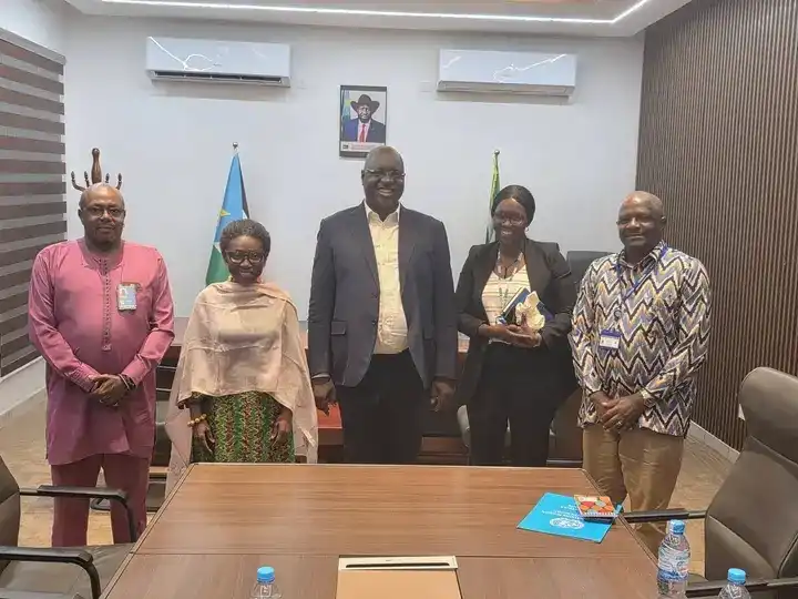 Governor and UNMISS Offcials