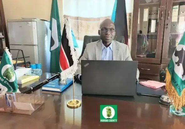 Joseph Mawa Okuba, Morobo County Commissioner. Photo Credit: Morobo County Press Unit
