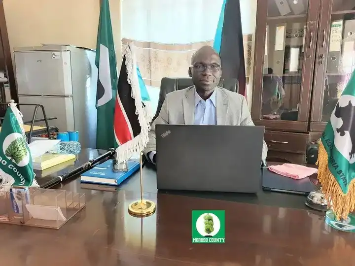 Joseph Mawa Okuba, Morobo County Commissioner. Photo Credit: Morobo County Press Unit
