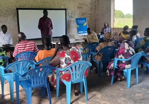 Participants at the training in Tore Payam. Photo Credit: Christopher Taharir