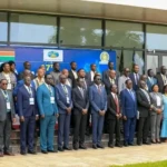 Senior Regional officials pose for a group photo after the meeting. Source: Radio Miraya